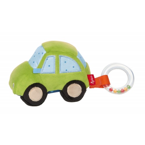 Развивающая мягкая игрушка sigikid, Зеленая машина, коллекция Папа & Я