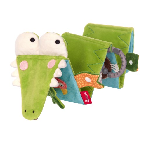 Развивающая мягкая книжка-игрушка sigikid, Крокодил, коллекция Конфетки