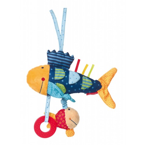Развивающая мягконабивная игрушка  sigikid, Рыбка, коллекция Активный Малыш