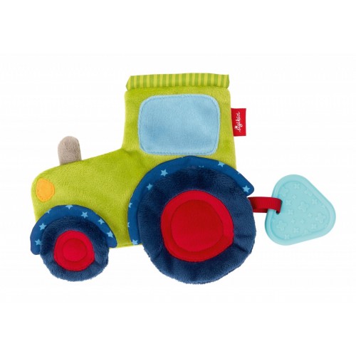 Мягконабивная игрушка sigikid, шуршащий комфортер Трактор, коллекция Классик