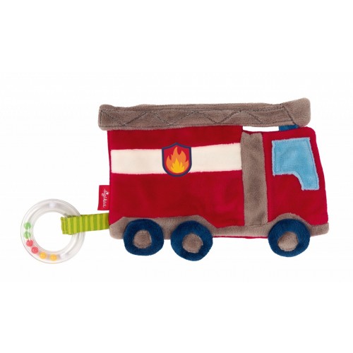 Мягконабивная игрушка sigikid, шуршащий комфортер Пожарная Машина, коллекция Классик