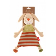 Мягконабивная игрушка sigikid, комфортер Кролик, Зеленая  коллекция