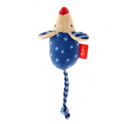 Игрушка хваталка для малыша sigikid,  Голубая Мышка,   коллекция Красные Звезды